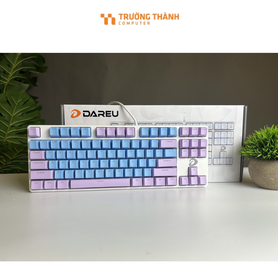 Bàn phím cơ Gaming DAREU EK87 đổi màu 87 phím, blue switch brown switch red switch có dây chính hãng- bảo hành 24 tháng