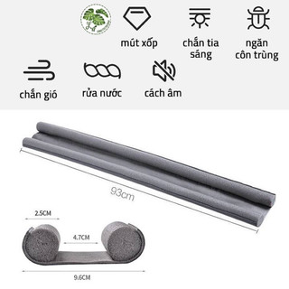 Thanh nẹp xốp chặn khe cửa 90cm đa năng ❤️freeship chặn đáy khe cửa, chặn con trùng tiết kiệm điện năng