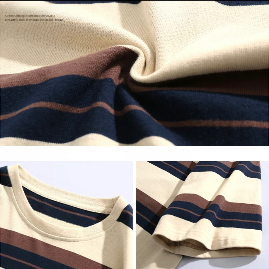 Áo thun kẻ sọc USD Authentic