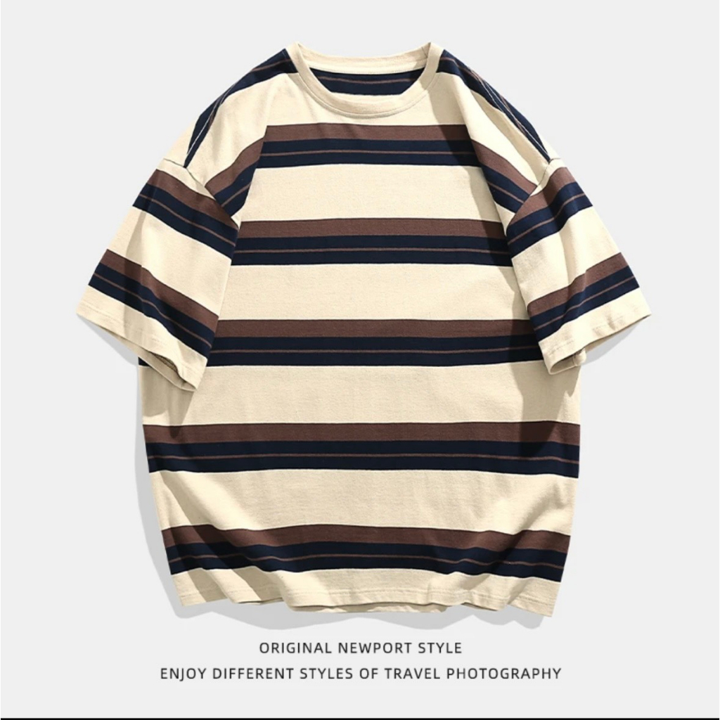Áo thun kẻ sọc USD Authentic