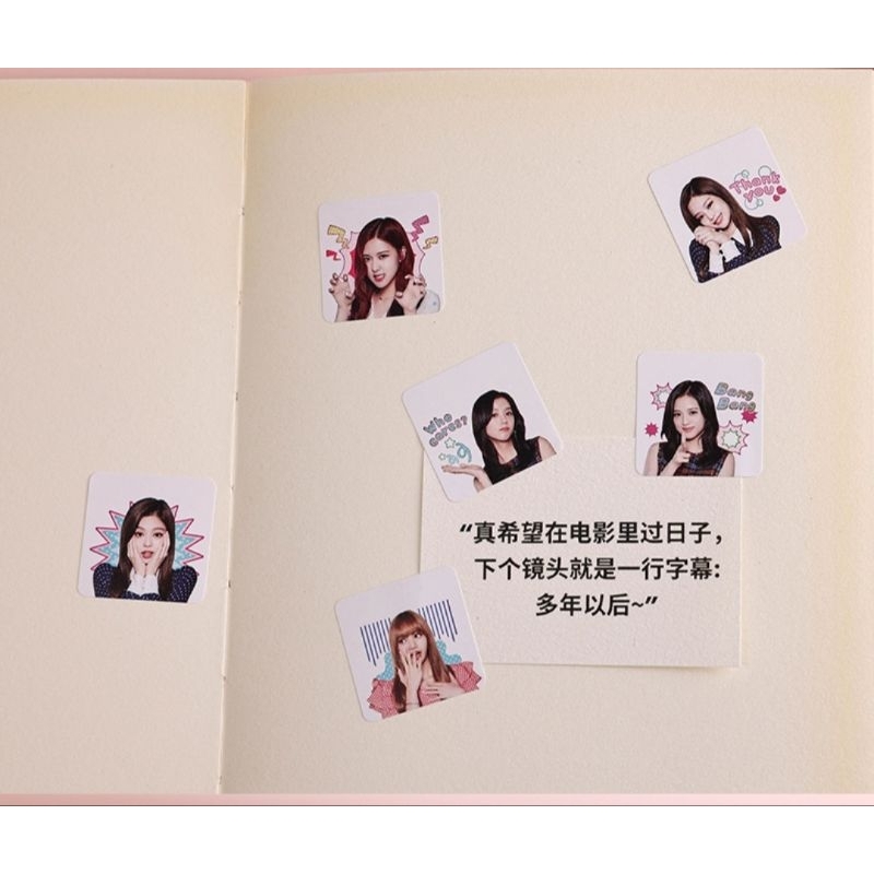 Cuộn 500 sticker niêm phong BlackPink