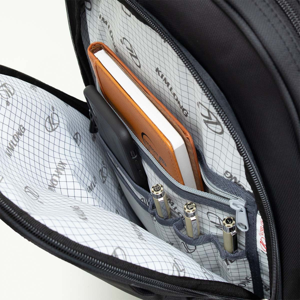 Balo Laptop 15.6 inch Nam Nữ Kim Long KL032, Vải Dù Cao Cấp, Chống Nước, Chống Sốc Hiệu Quả Cho Laptop, BH 24 Tháng