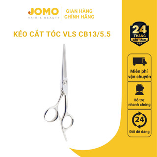 Kéo cắt tóc VLS lưỡi thẳng quai offset vênh đỡ ngón cố định CB13/5.5 - Jomo Hair & Beauty