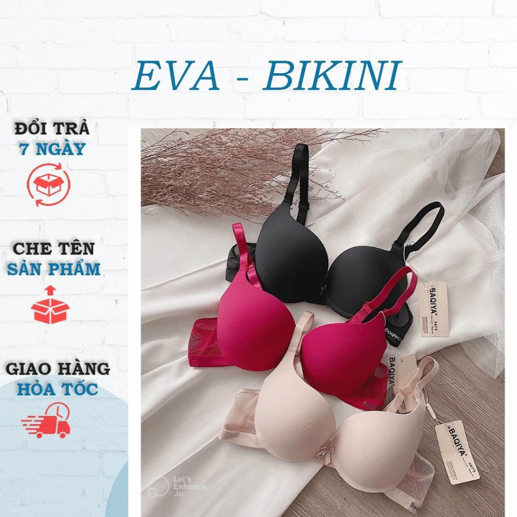 Áo Lót Đúc Baquiya Có Gọng Siêu Nâng Đẩy Ngực Hàng Cao Cấp Eva K32
