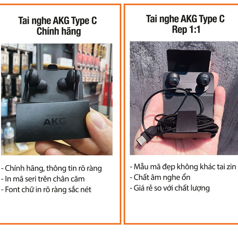 Tai nghe Samsung AKG Có dây Type C nhét Tai chống ồn có mic In Ear Cho PC và các dòng điện thoại [AKG ZIN]