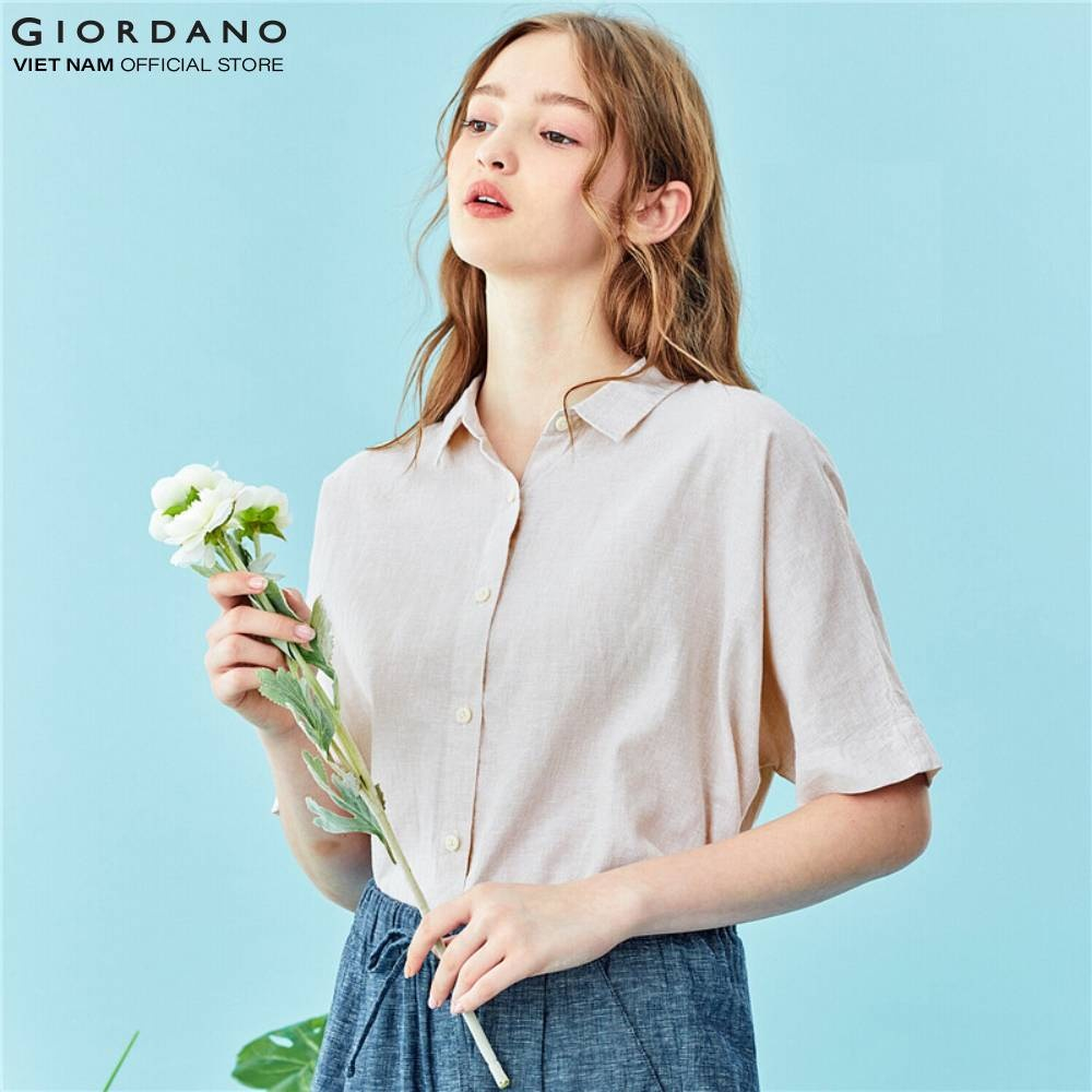 Áo Sơ Mi Linen Nữ Giordano 05340007