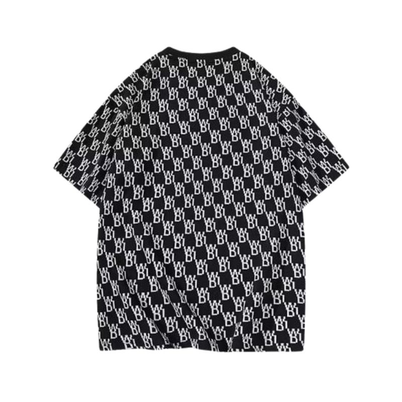 Áo Thun Tay Lỡ Dáng Xuông Hình In Caro N_Y Phong Cách Thể Thao Thời Trang Zenkonu TOP NAM 269