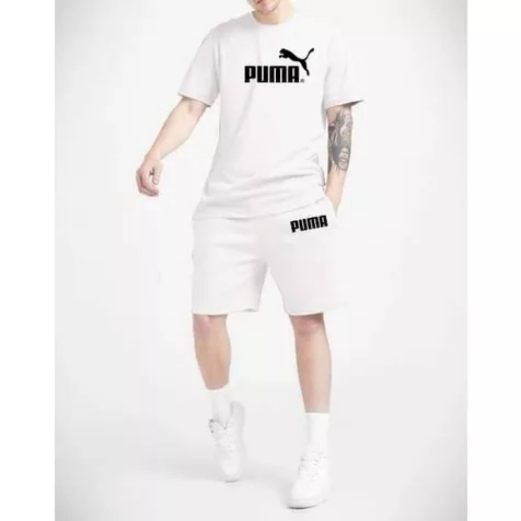 Bộ Phông Hè PUMMAA Tay Lỡ Hàng Cao Cấp Chất Cotton Thoáng Mát Thời Trang