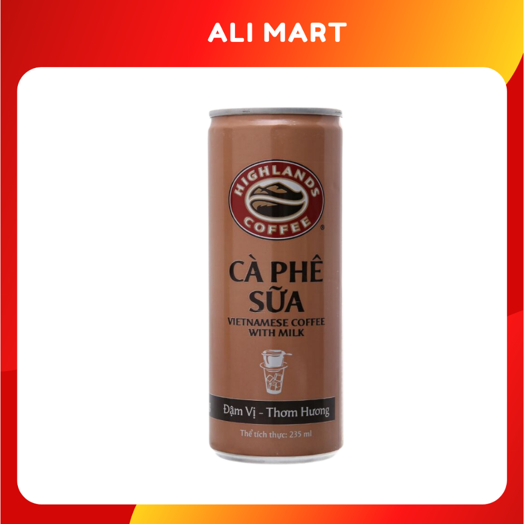 Cà phê sữa Highlands 235ml