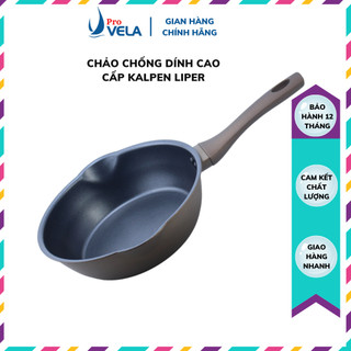 Chảo Chống Dính Bếp Từ Kalpen-Lipper Chảo Sâu Lòng Đáy Từ Size 22cm Có Miệng Rót Vô Cùng Tiện Dụng