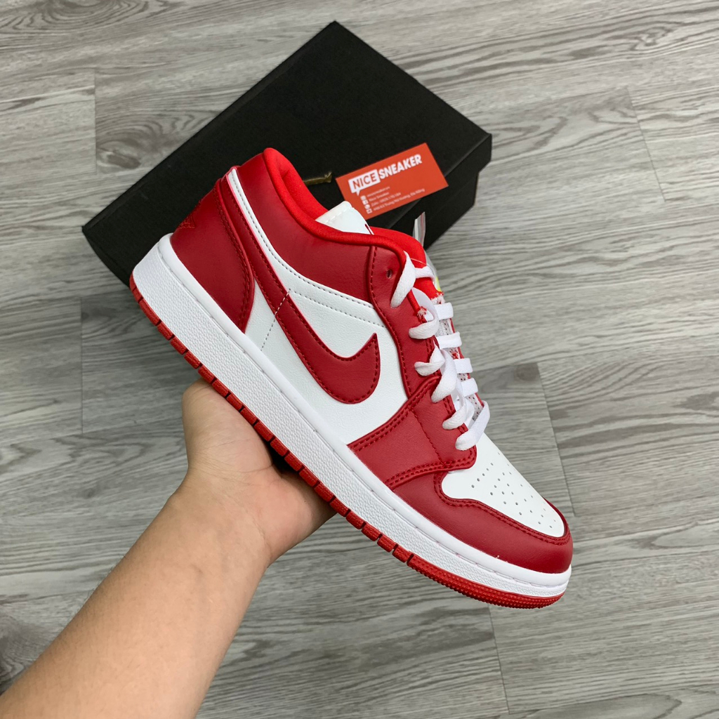 Giày Jordan 1 Low Gym Red  - Phiên bản 1:1 chuẩn | Nice Sneaker .