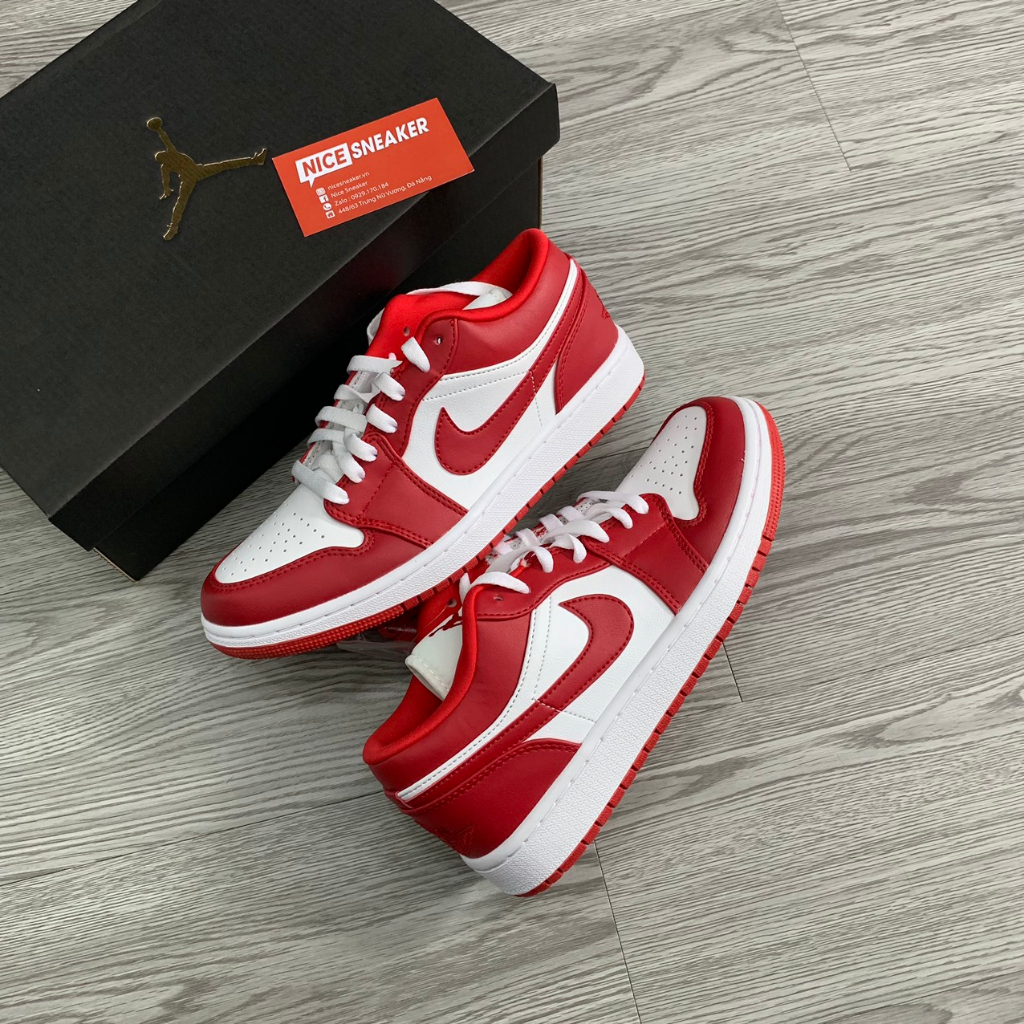 Giày Jordan 1 Low Gym Red  - Phiên bản 1:1 chuẩn | Nice Sneaker .