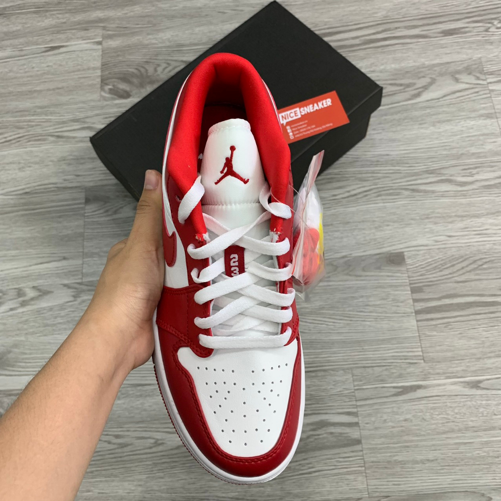 Giày Jordan 1 Low Gym Red  - Phiên bản 1:1 chuẩn | Nice Sneaker .