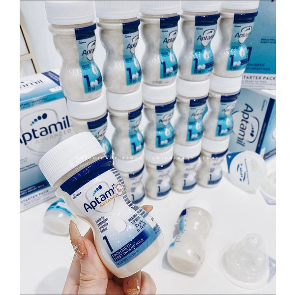 Sữa nước Aptamil Anh số 1 kèm núm 70ml