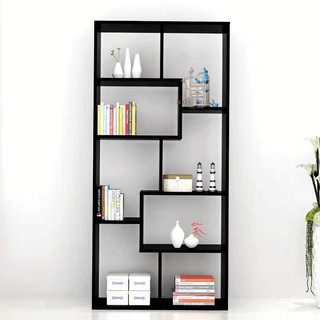 Kệ sách gỗ đứng để sàn đa tầng nhiều ngăn kệ gỗ chữ u đa năng chất liệu MDF hiện đại