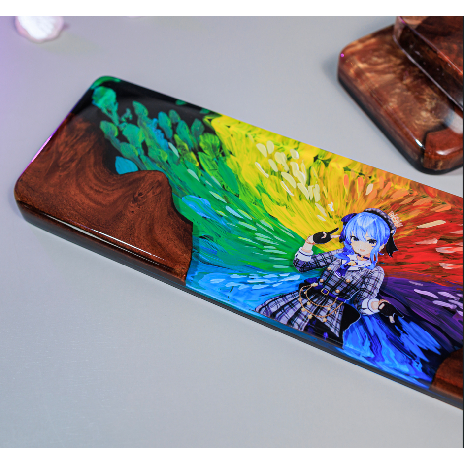 Custom Kê tay bàn phím anime, chất liệu resin, phù hợp mọi kích cỡ bàn phím
