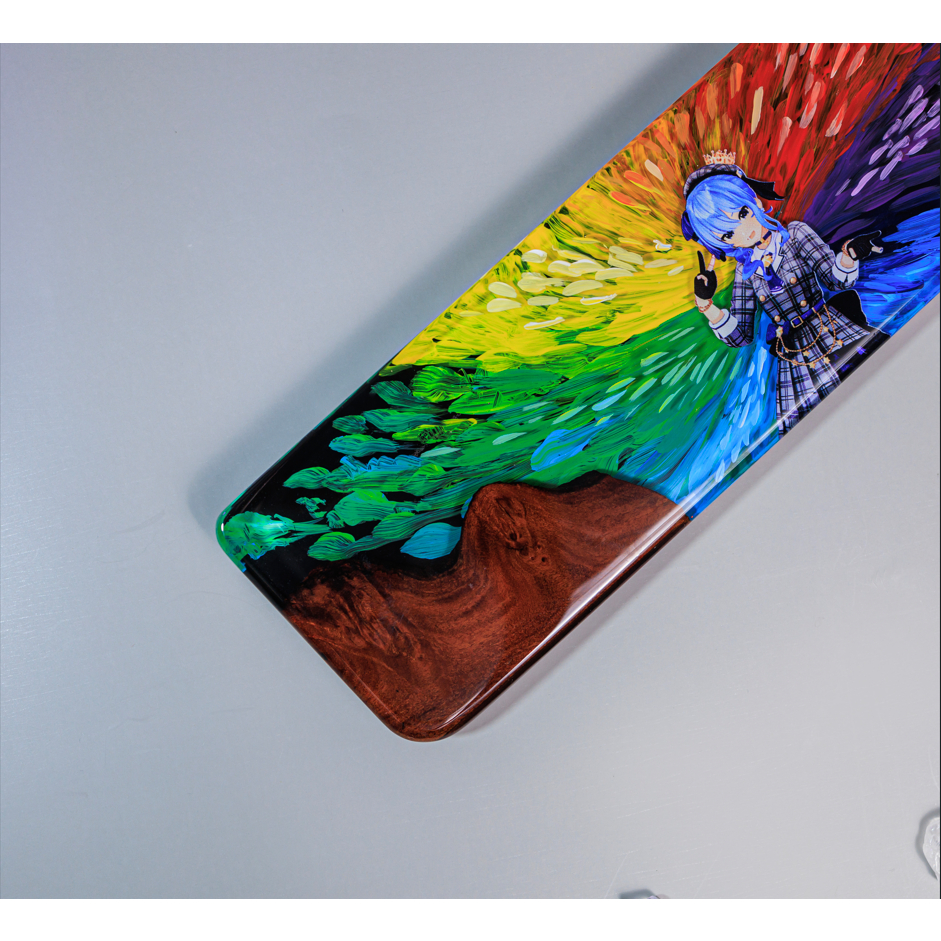Custom Kê tay bàn phím anime, chất liệu resin, phù hợp mọi kích cỡ bàn phím