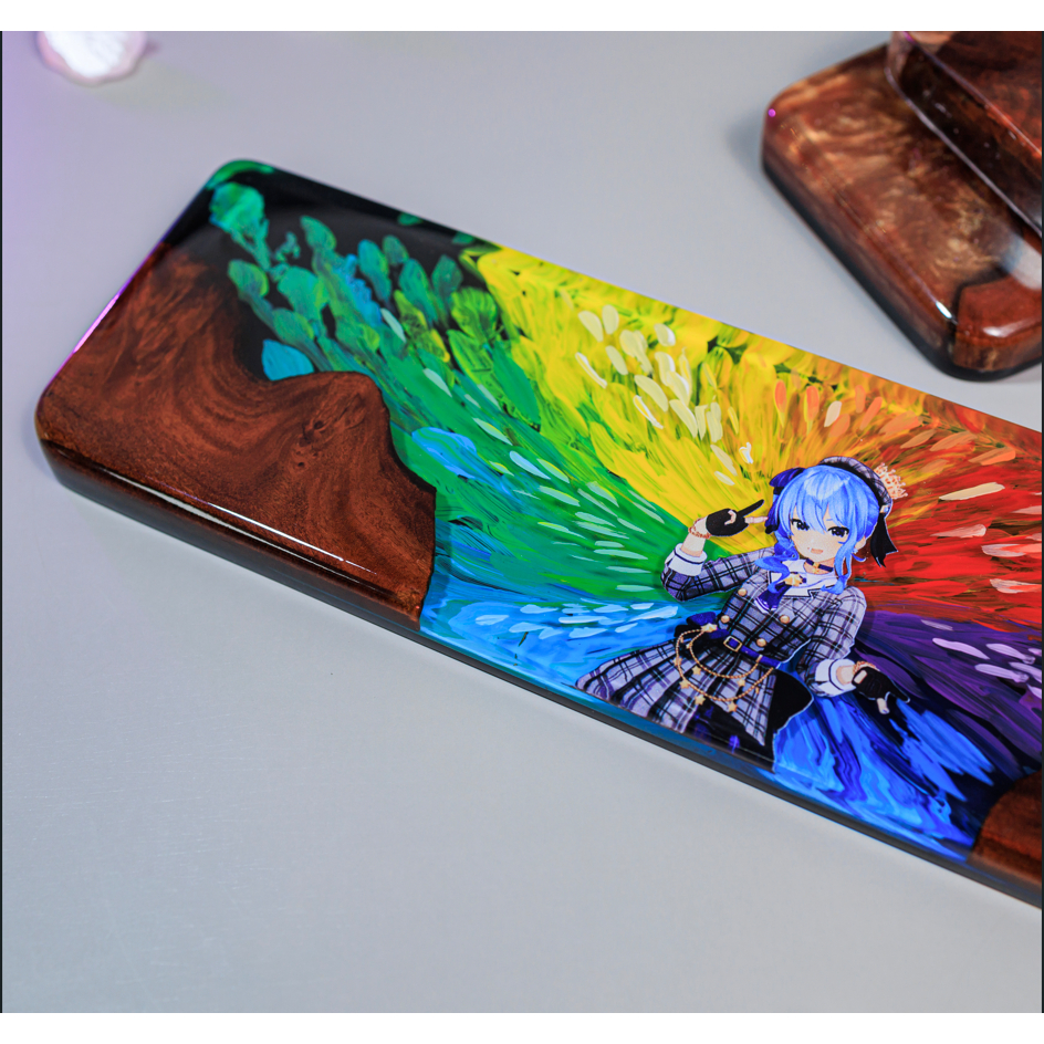 Custom Kê tay bàn phím anime, chất liệu resin, phù hợp mọi kích cỡ bàn phím