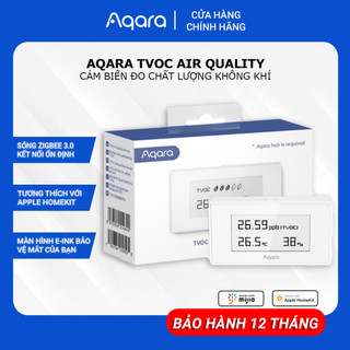 Cảm Biến Chất Lượng Không Khí AQARA TVOC Air Quality Monitor AAQS-S01 Nhiệt Độ Ẩm Hiển Thị Màn Hình Tương Thích Homekit
