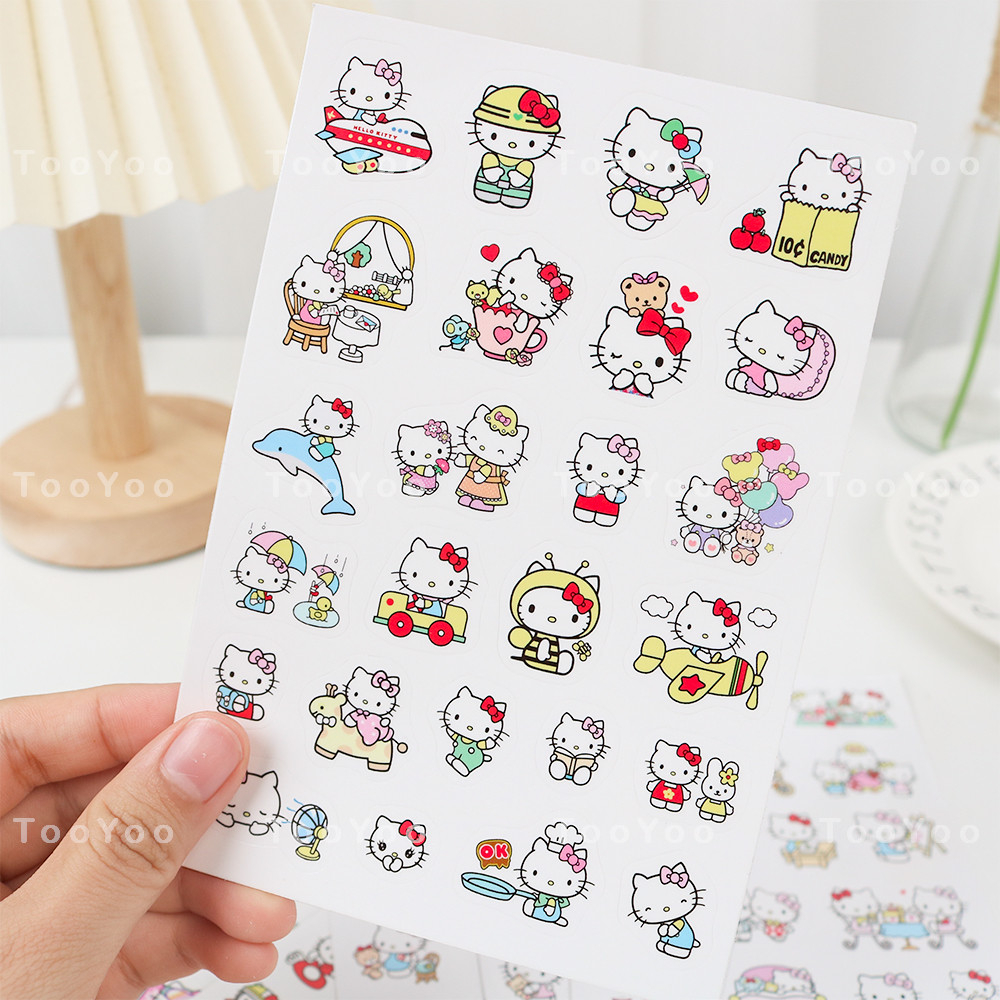 Tấm sticker Hello Kitty dễ thương cute TooYoo BK00337