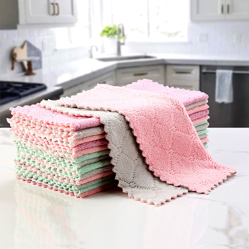 Khăn lau bếp  đa năng thấm nước dùng lau mặt, lau tay, kính, lau xe kháng khuẩn