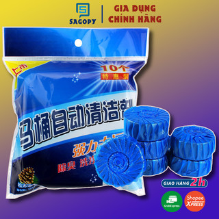 Viên thả xả bồn cầu (túi 10 viên) giúp thơm tẩy sạch mảng bám, gel khử mùi tẩy bôn cầu khử mùi hiệu quả