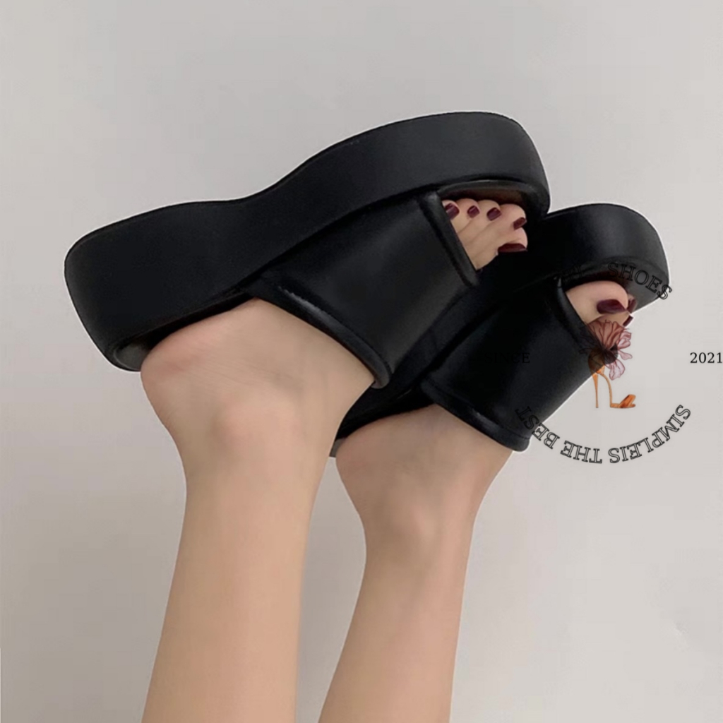 DÉP XUỒNG TOTIIE STORE - DÉP THỜI TRANG QUAI NGANG BẢNG DÀY TRƠN ĐẾ BẰNG HIỆN ĐẠI D2305680