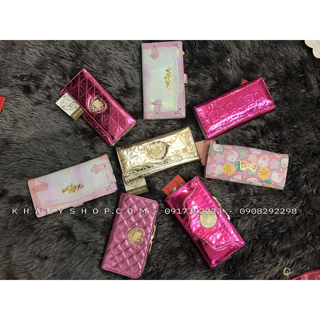 BÓP VÍ HELLO KITTY SIZE DÀI (NHẬT) NHIỀU NGĂN XINH XỈU
