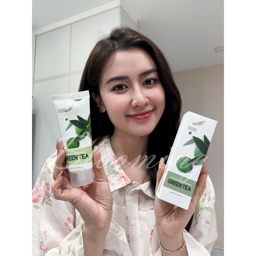 Sữa rửa mặt trà xanh cung cấp độ ẩm, làm sạch sâu Tenzero Balancing Foam Cleanser Green Tea 100ml