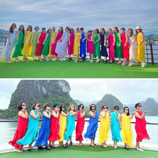 Váy maxi sát nách màu trơn,2 tầng,3 tầng