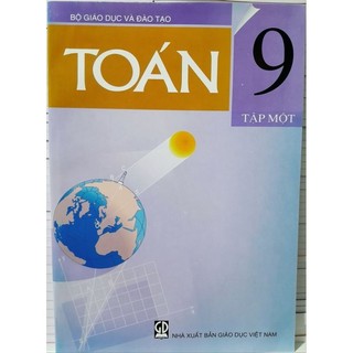 Toán lớp 9 tập + thước kẻ 20cm