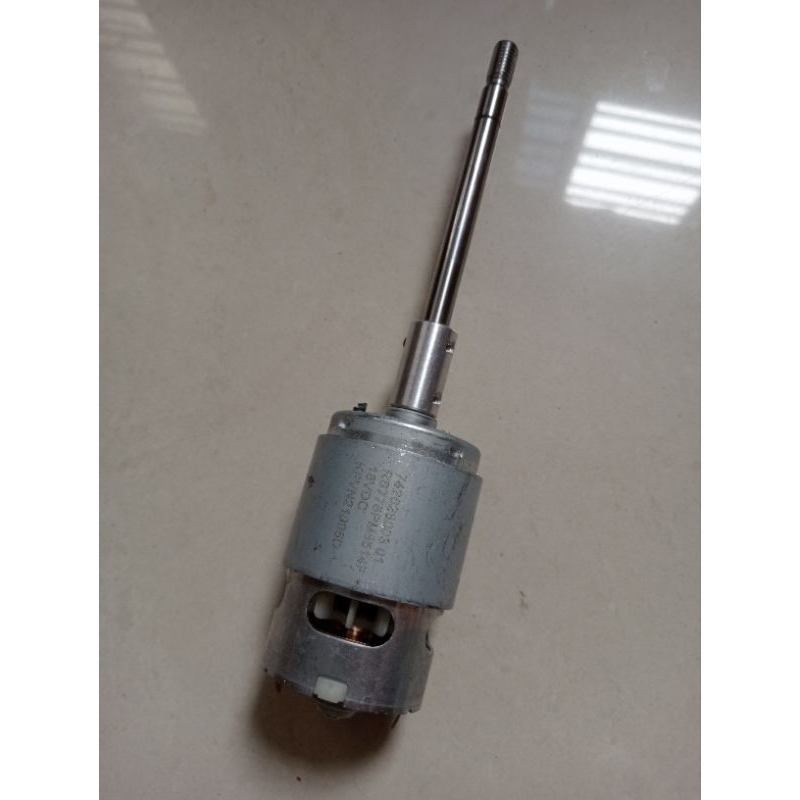 Mô tơ 775 12V kèm khớp trục dùng chế quạt 12 và chế máy khoan cắt cầm tay .