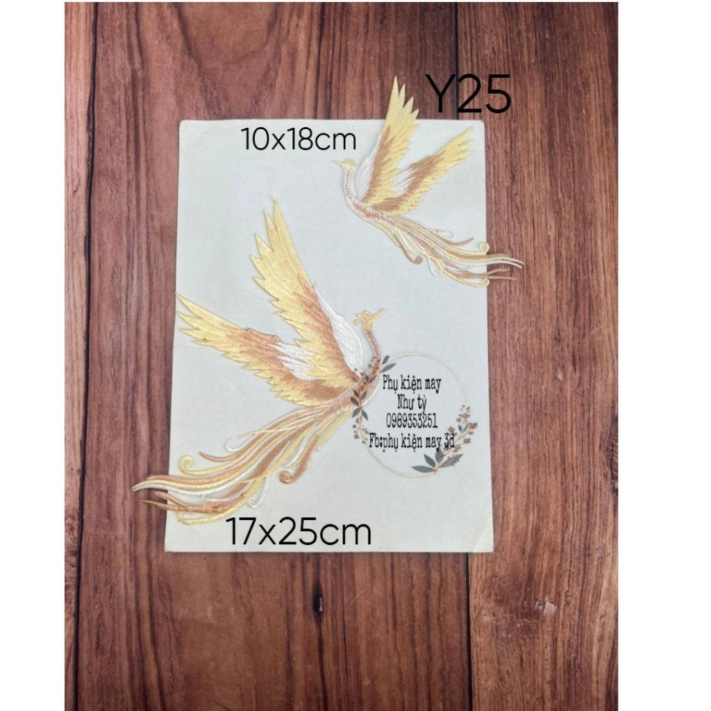 Bộ hạt thêu trang trí áo dài xinh xắn