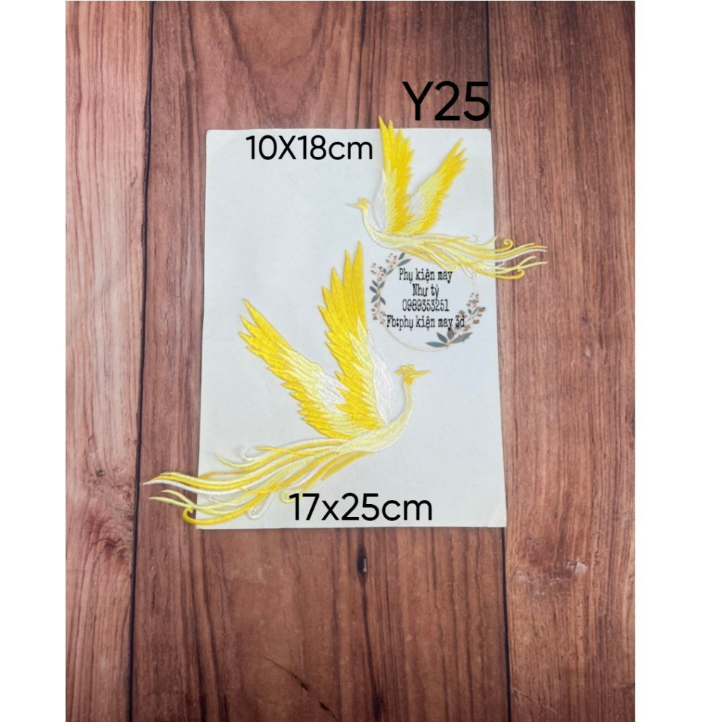 Bộ hạt thêu trang trí áo dài xinh xắn