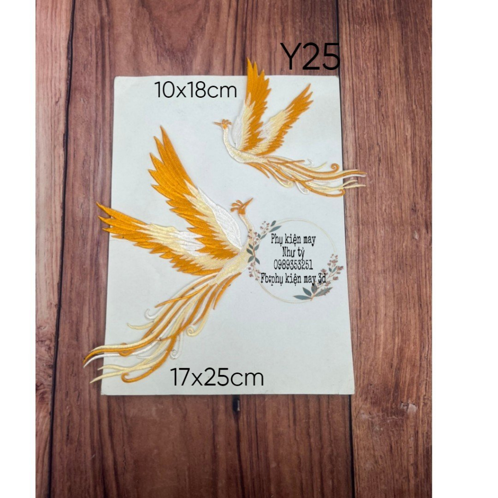 Bộ hạt thêu trang trí áo dài xinh xắn