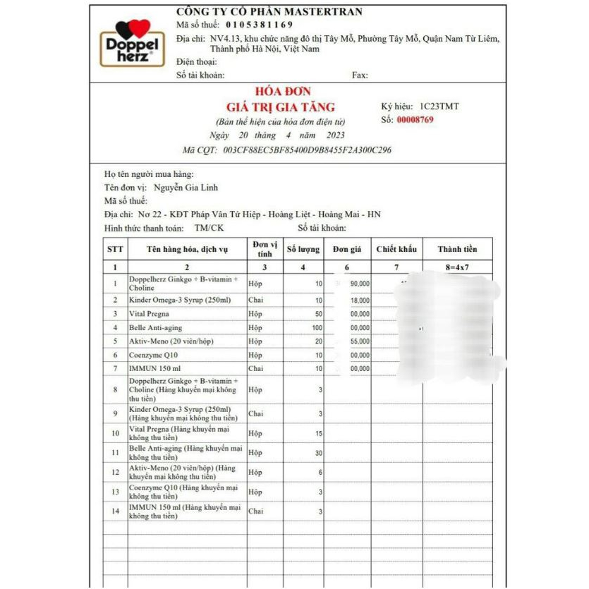 Vitamin tổng hợp cho bà bầu Mama Plus Do.ppel.herz / Hộp 30 Viên