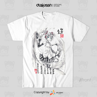 Áo thun Vocaloid Hatsune Miku Water Art ngắn tay
