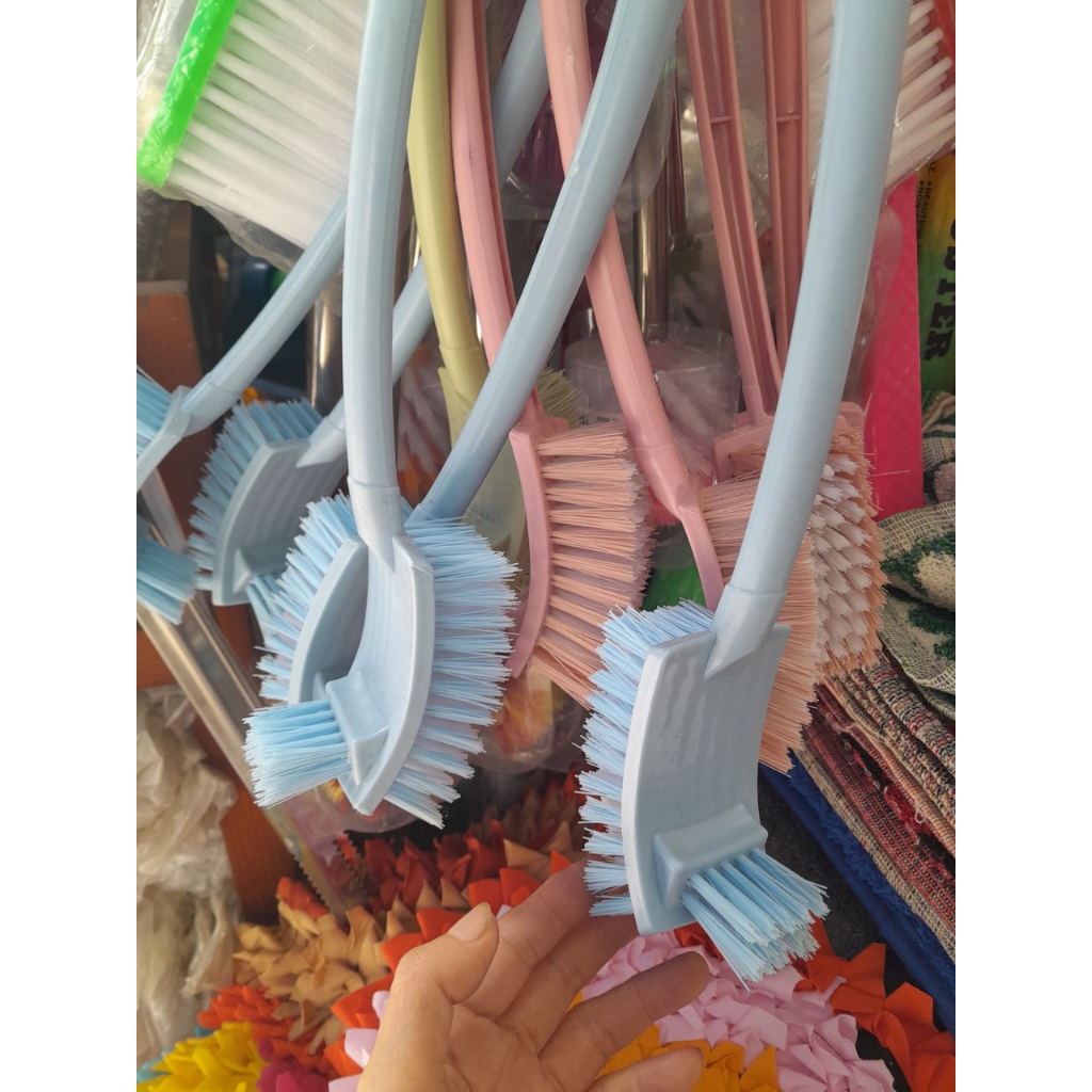 Chổi Cọ Toilet, Dụng Cụ Vệ Sinh Chà Sàn 2 Đầu Thông Minh Tiện Lợi