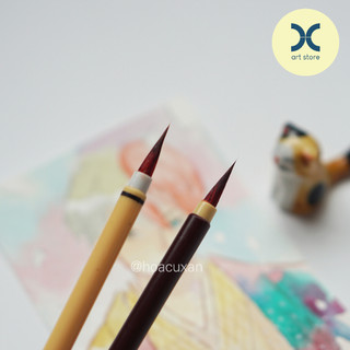 [Họa cụ Xan] Cọ vẽ thư pháp Tiểu Hồng Mao bản Ưu Tư - Tú Ý