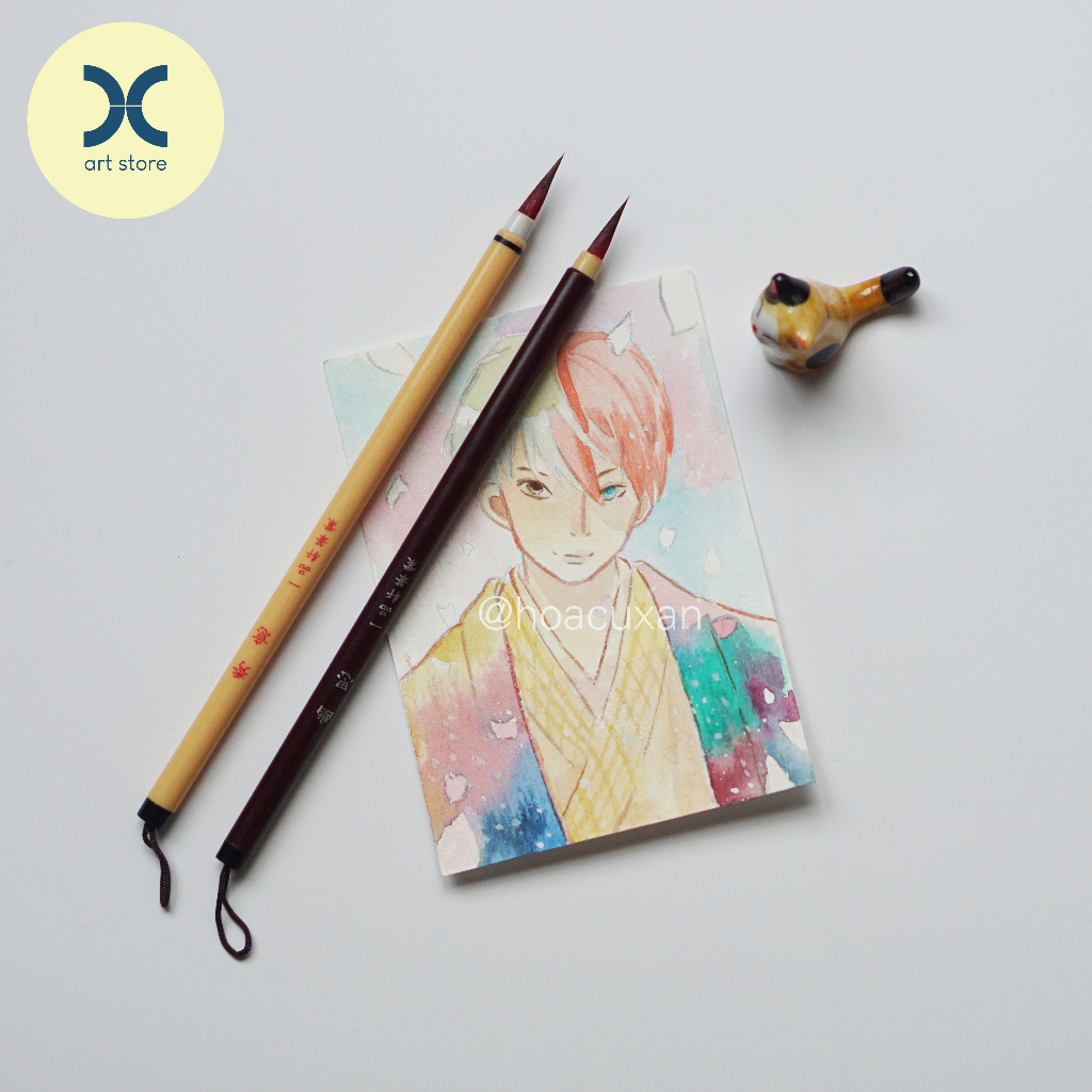 Cọ vẽ thư pháp Tiểu Hồng Mao bản Ưu Tư - Tú Ý