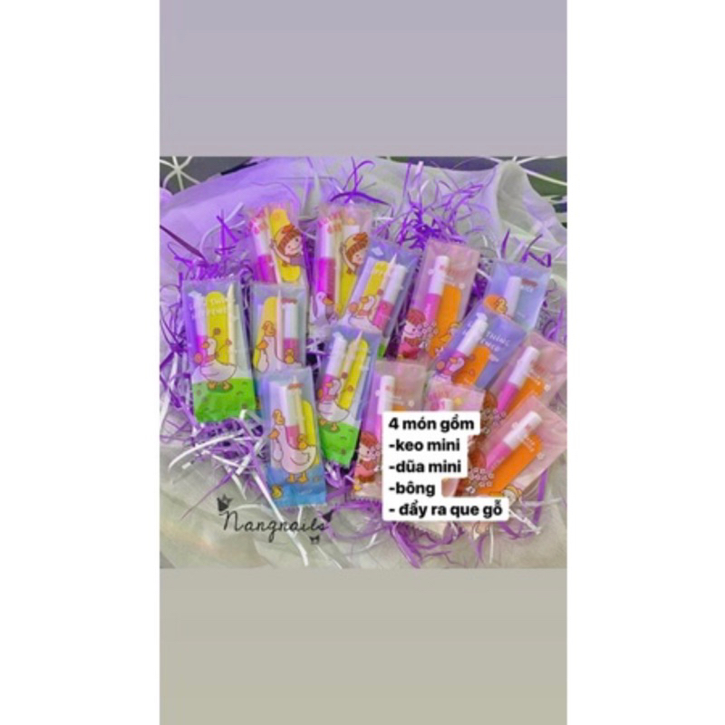 NAILBOX MÓNG ÚP TÔNG CÔ DÂU SANG TRỌNG - KÈM THEO DŨA VÀ KEO GẮN