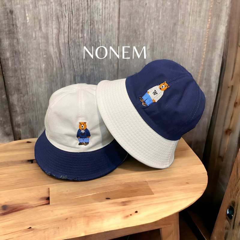 Nón lưỡi trai /Bucket thể thao thêu gấu phối màu đẹp