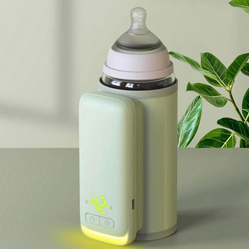 Máy hâm và ủ sữa di động Lavita loại tích điện,không dây làm ấm nhanh, có đèn báo,an toàn và tiện dụng