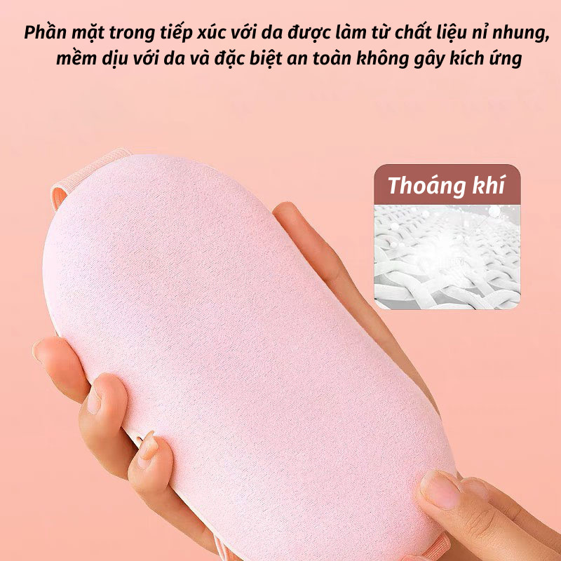 Máy Massage Bụng Kinh Naomi Có Đai Đeo Làm Ấm Chườm Nóng Giảm Đau Mỏi Lưng Hiệu Quả