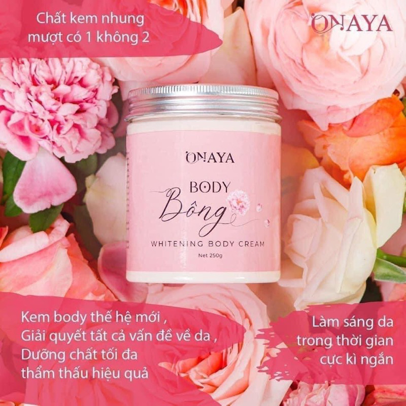 Kem Body - Bông Onaya