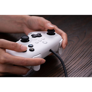 Tay có dây 8Bitdo Ultimate Wired Controller 82CA (Đen/Trắng)