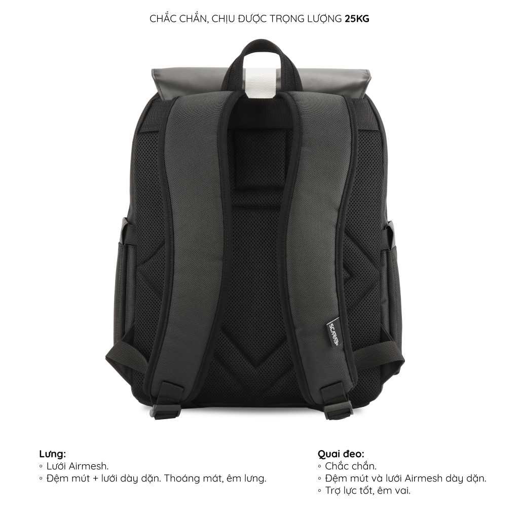 Scarab Sturdy Backpack - Balo Size Lớn Đựng vừa Laptop 16inch Gaming