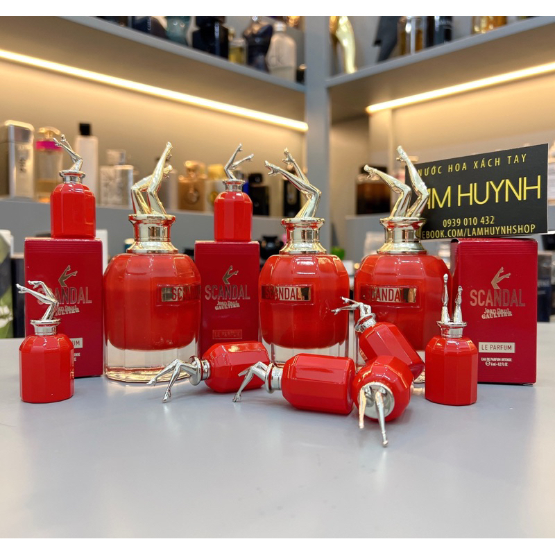 Nước hoa Mini SCANDAL LE PARFUM Đỏ 6ml