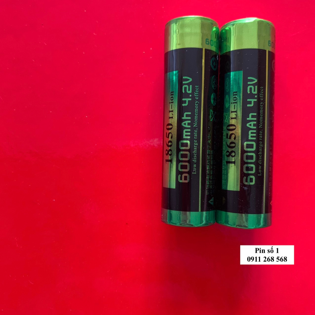 2 viên  pin  sạc  18650 AKASHA 3,7V / 4,2V  Dung  lượng  cao  CHẤT  LƯỢNG  TỐT