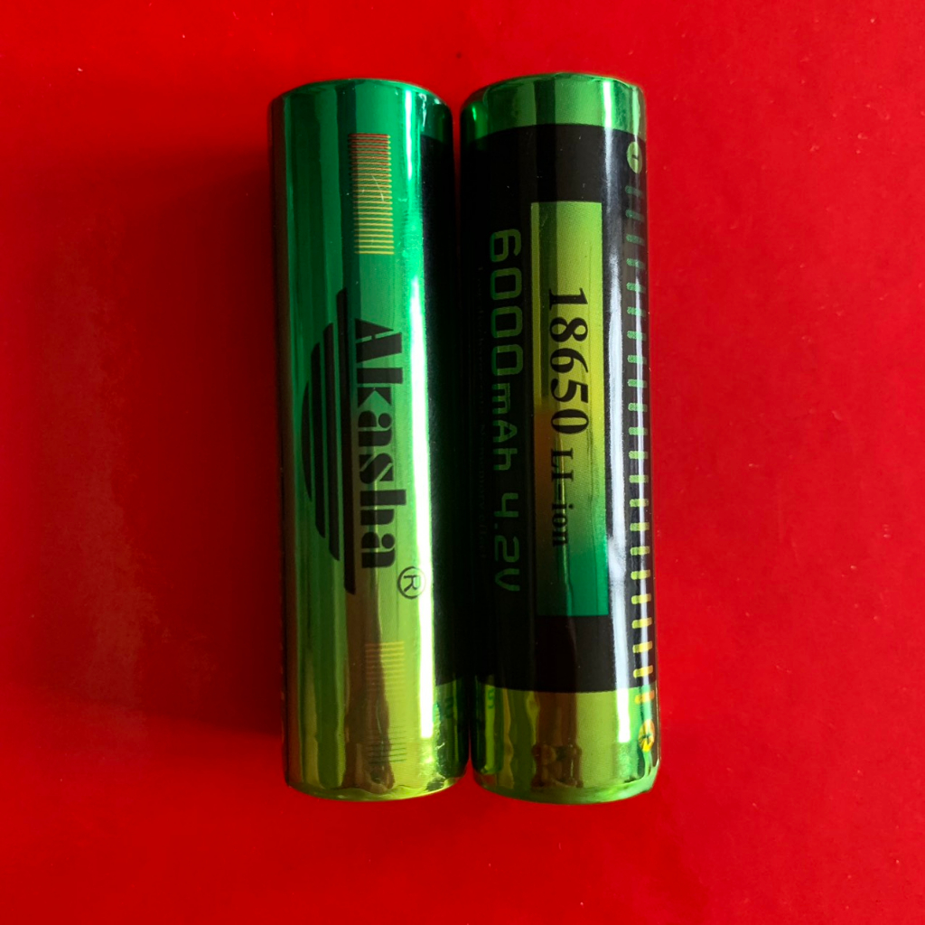 2 viên  pin  sạc  18650 AKASHA 3,7V / 4,2V  Dung  lượng  cao  CHẤT  LƯỢNG  TỐT